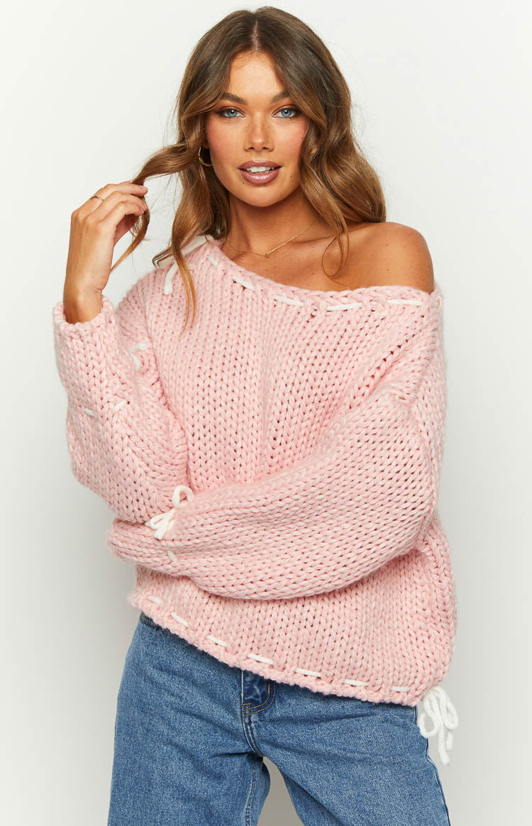 Bea Baby Pink Sweater — 3