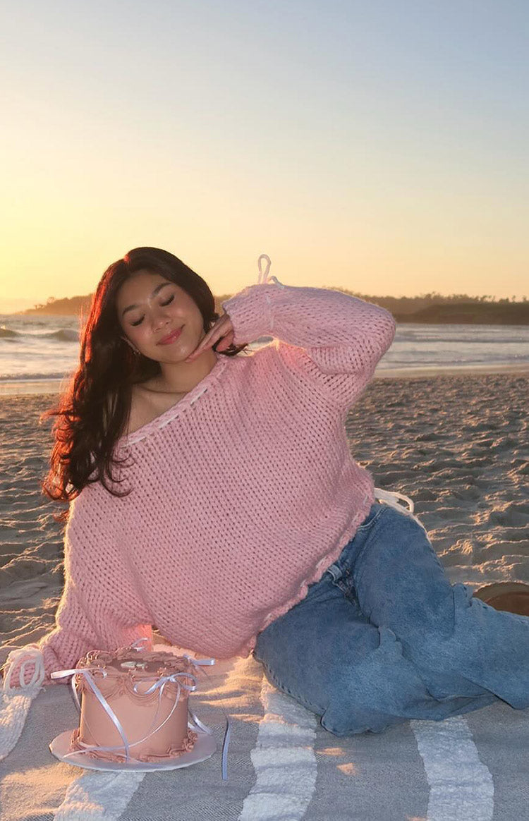 Bea Baby Pink Sweater — 9