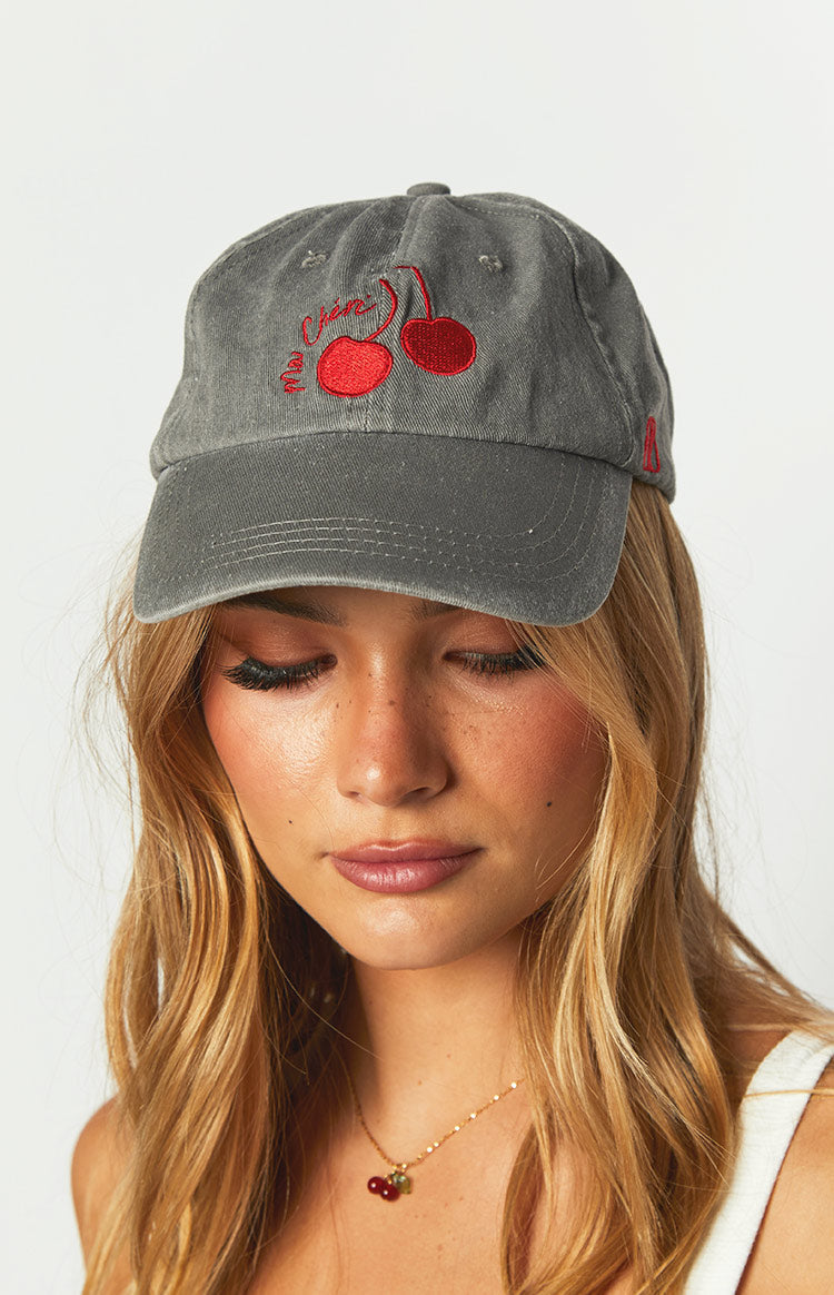 Ma Cheri Black Washed Cap — 2