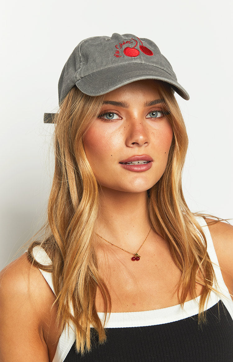 Ma Cheri Black Washed Cap — 3