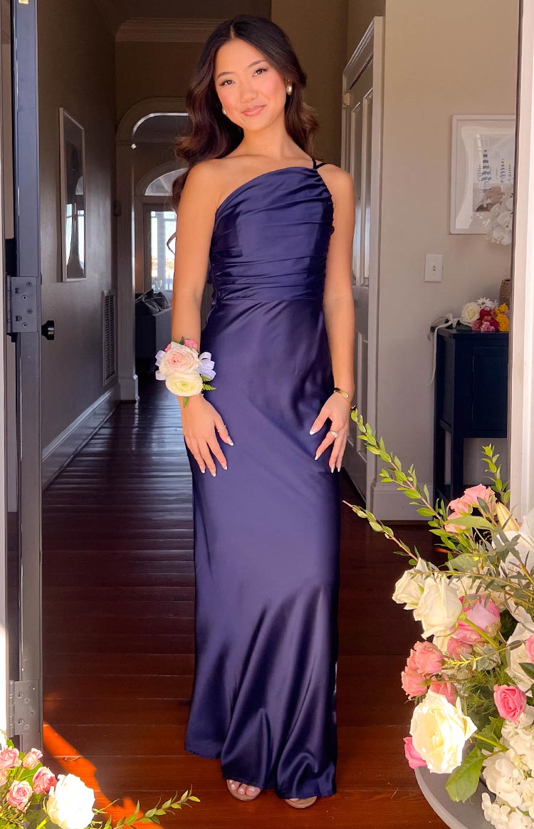 Tina Navy Formal Maxi Dress — 12