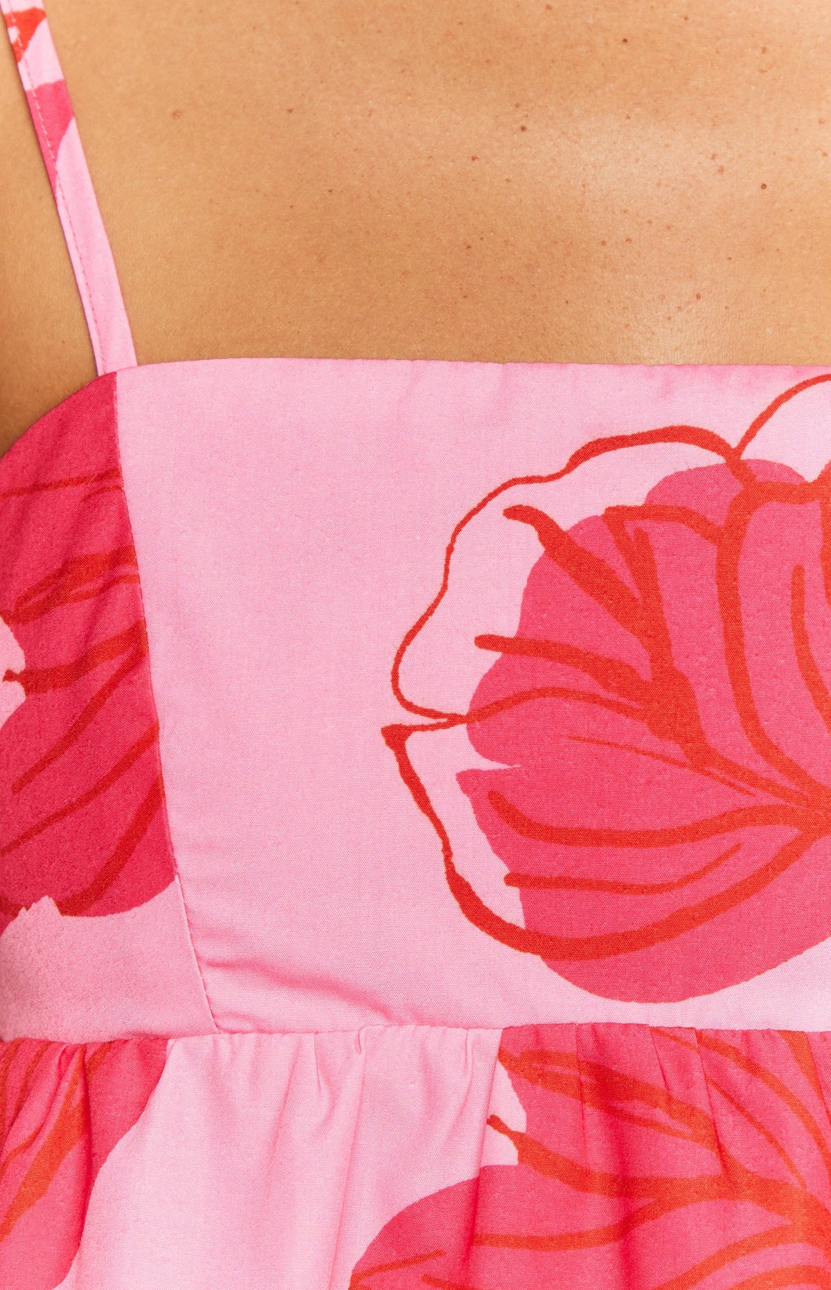 Lotus Love Affair Pink Floral Mini Dress — 8