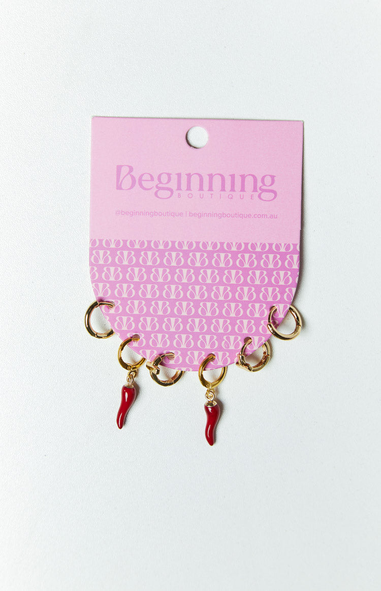 Elegance Echoes Gold Earrings 3 Pack — 1