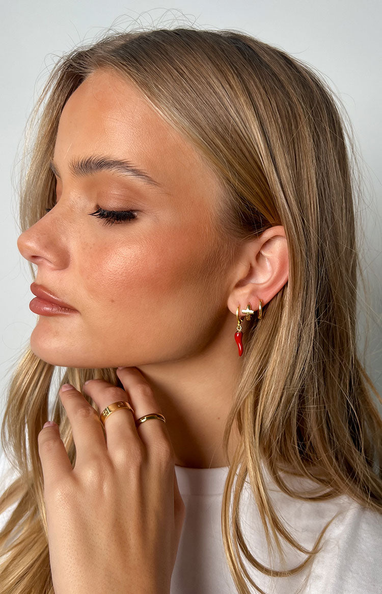 Elegance Echoes Gold Earrings 3 Pack — 5