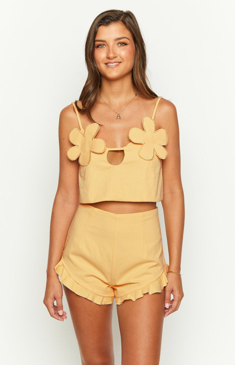 Petal Yellow Shorts — 4
