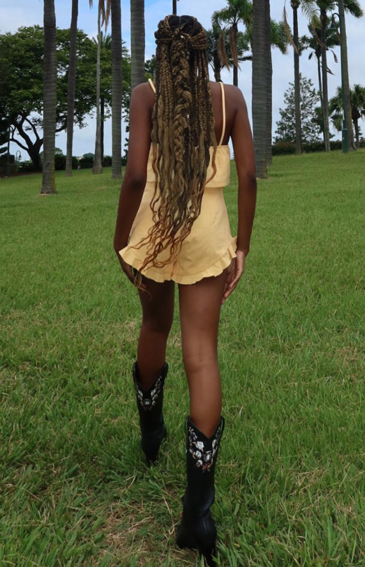 Petal Yellow Shorts — 8