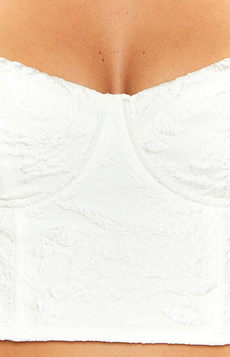 Sailor White Corset Top — 6