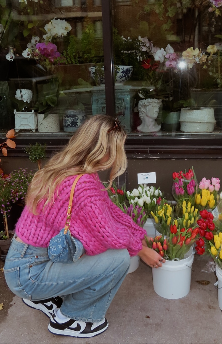 Blush Blossom Pink Knit Cardigan — 6
