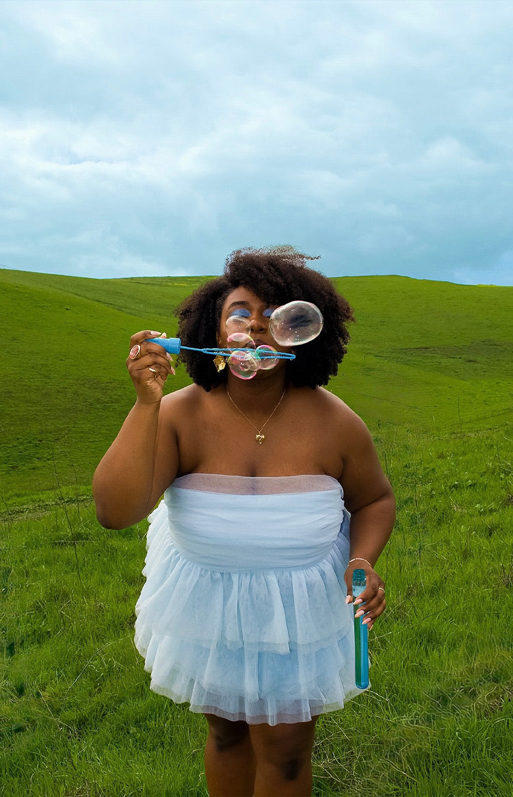 Birthday Girl Blue Mini Party Dress — 10