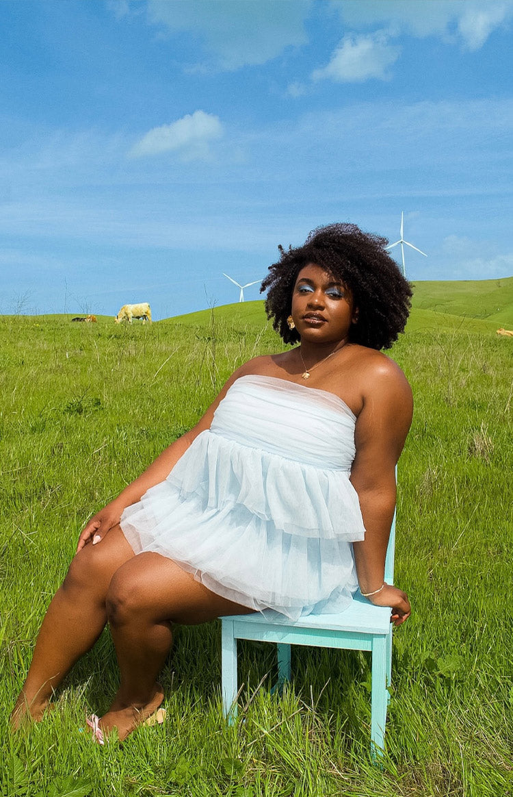 Birthday Girl Blue Mini Party Dress — 11
