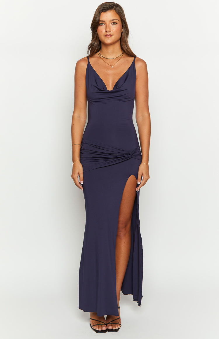Makeo Navy Maxi Dress — 2