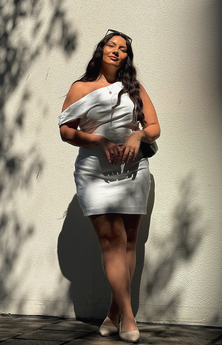 Lucas White Mini Dress — 1