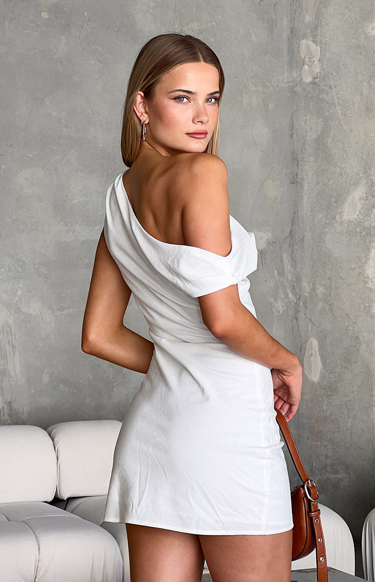 Lucas White Mini Dress — 9