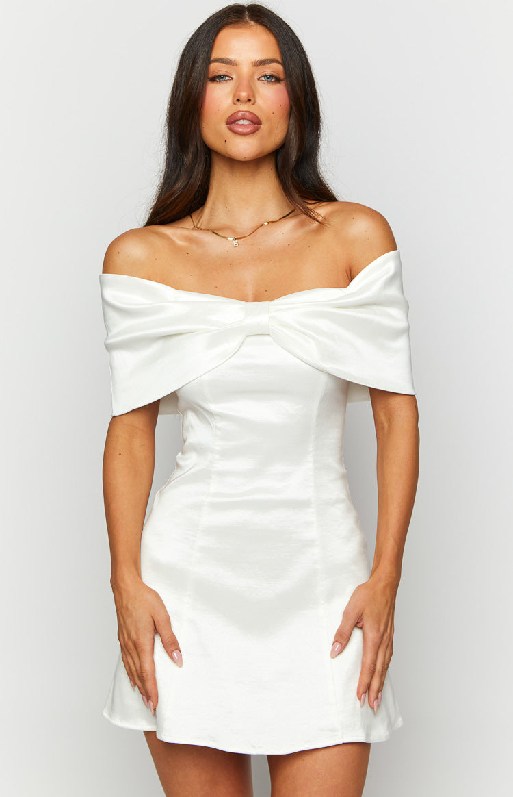 Lissy White Mini Dress — 7