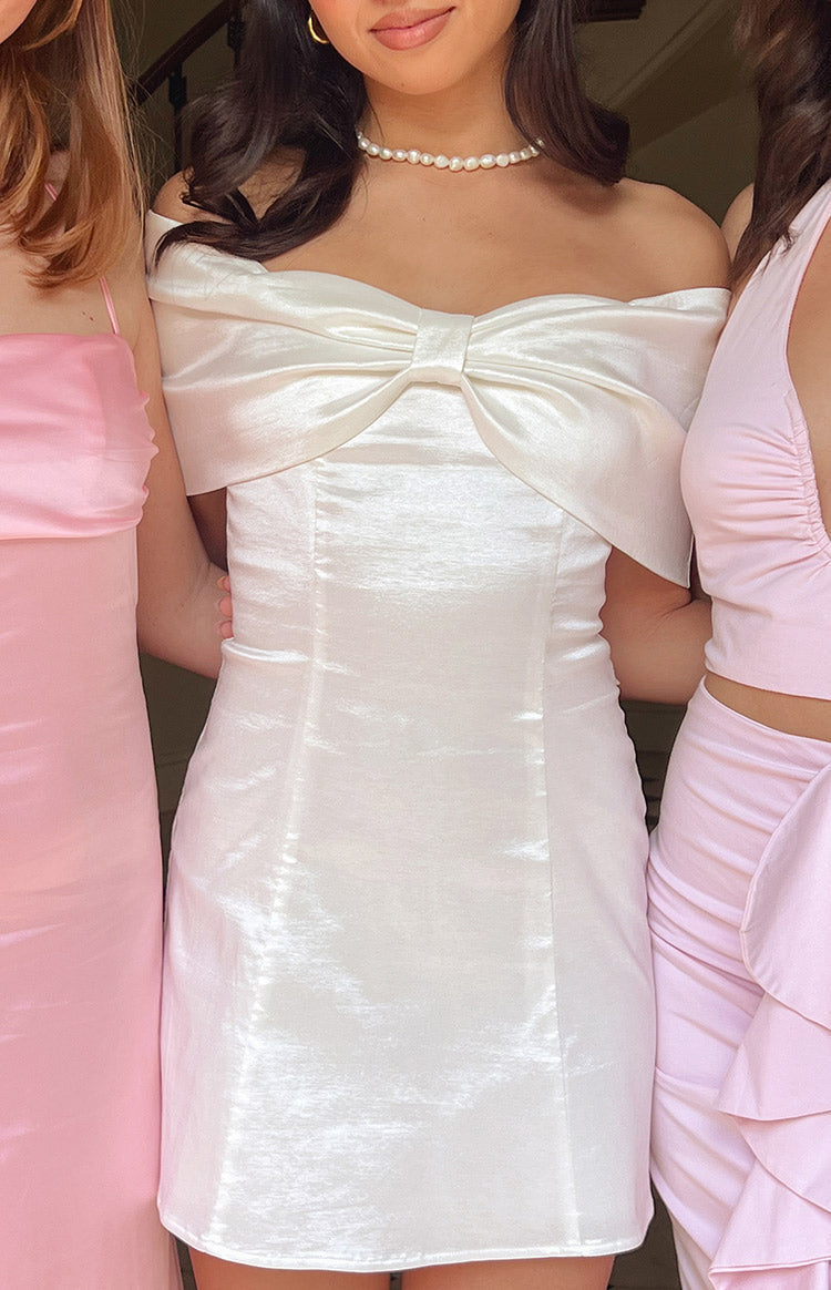 Lissy White Mini Dress — 16