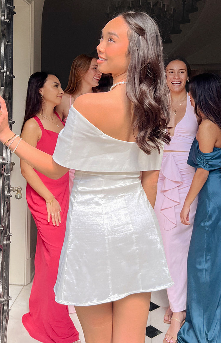 Lissy White Mini Dress — 17