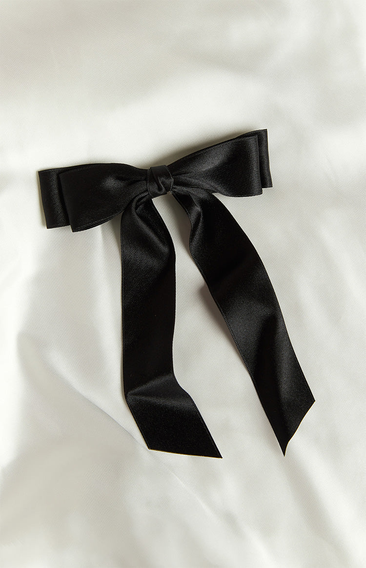 Whimsy Willow Black Bow Hair Clip — 5
