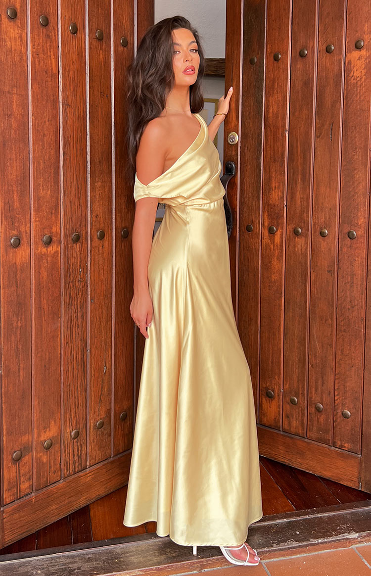 Sunshine Elegance Yellow Formal Maxi Dress — 7
