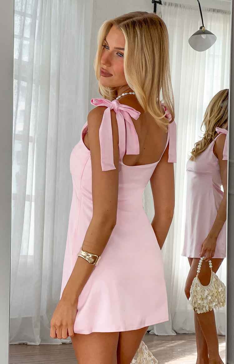 Jaycee Baby Pink Mini Dress — 4