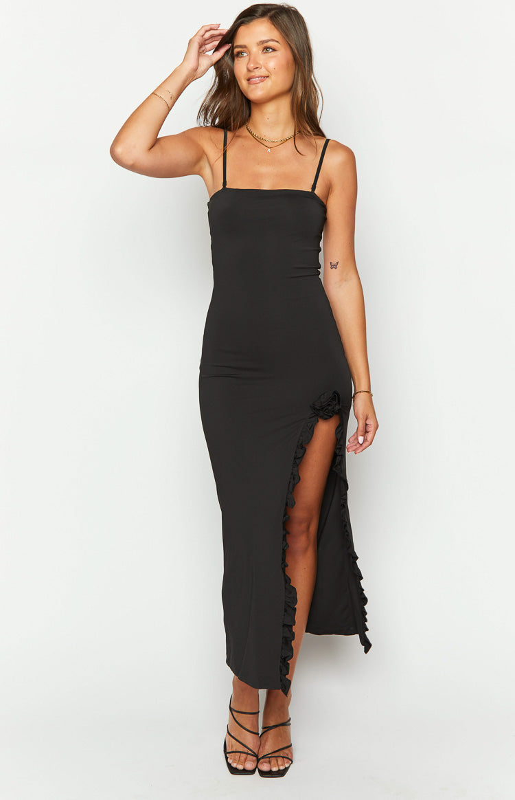 Orlando Black Maxi Dress — 3