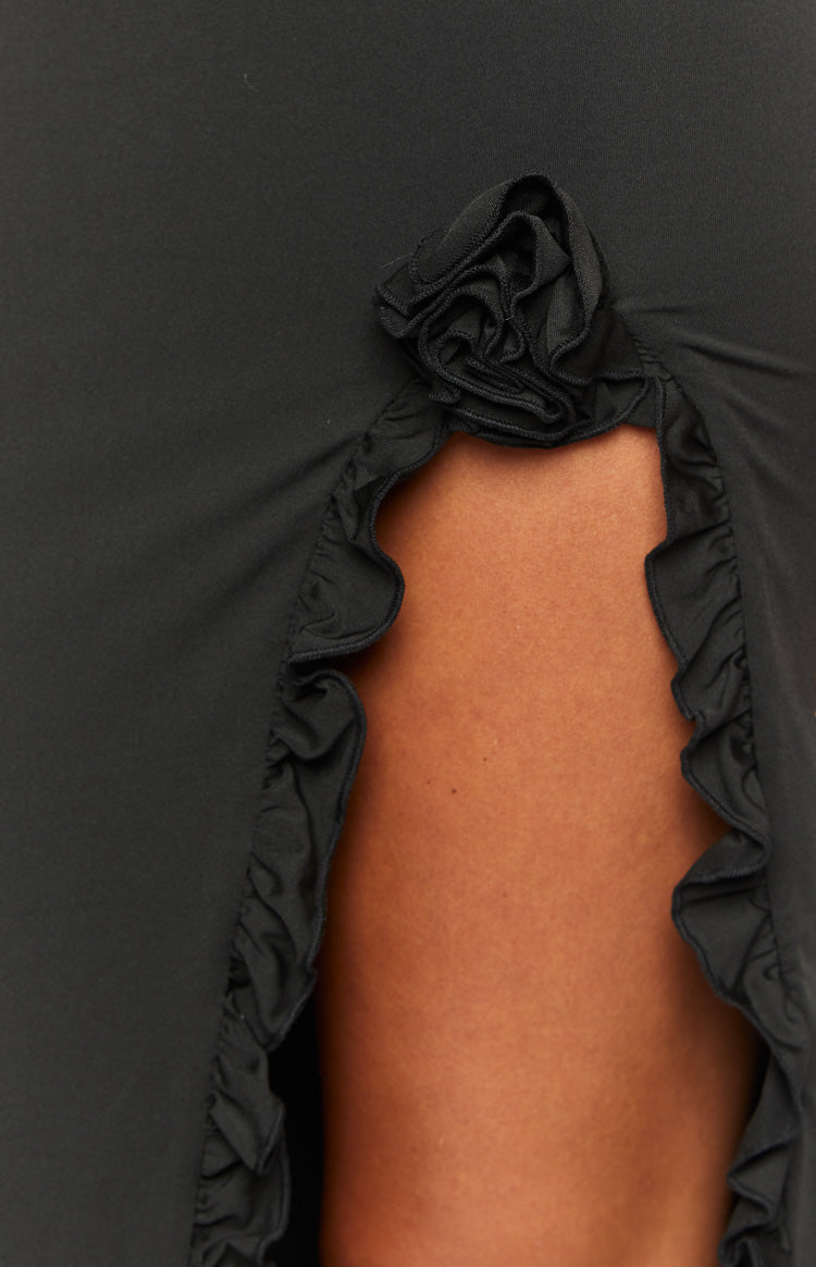 Orlando Black Maxi Dress — 7