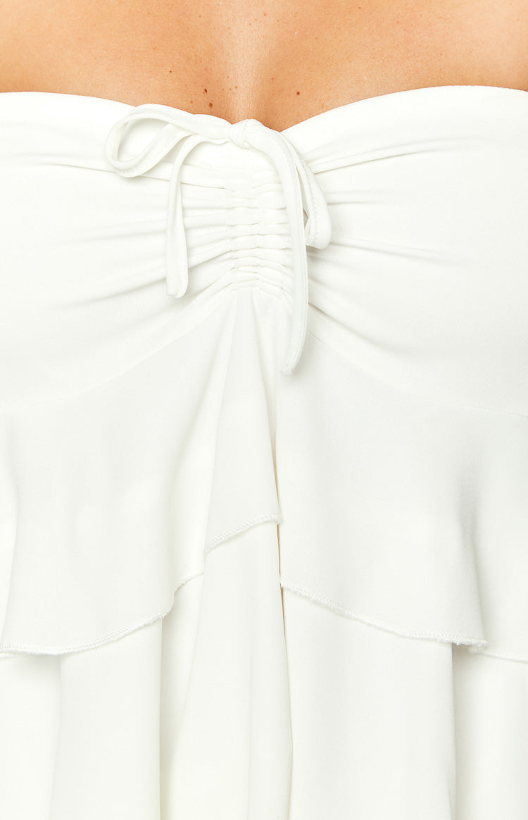 Miller White Strapless Mini Dress — 6