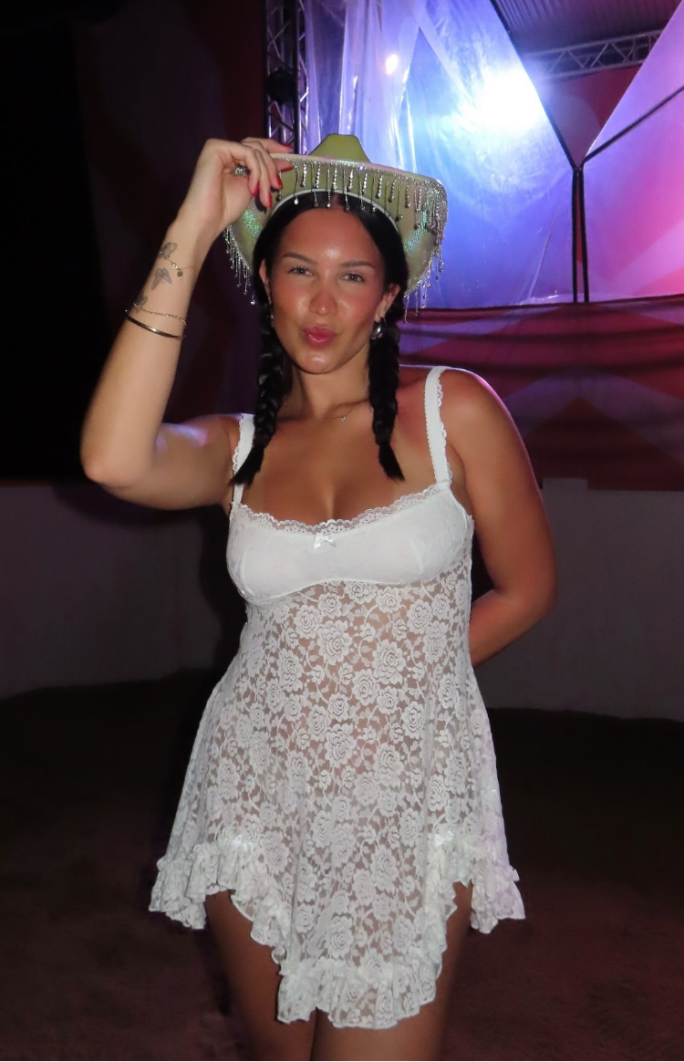 All Mine White Lace Mini Dress — 11