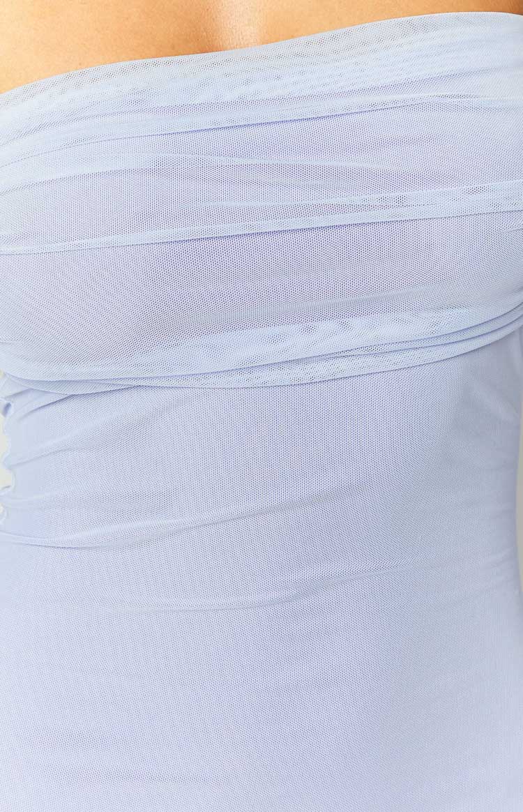 Odette Lilac Long Sleeve Formal Maxi Dress — 5