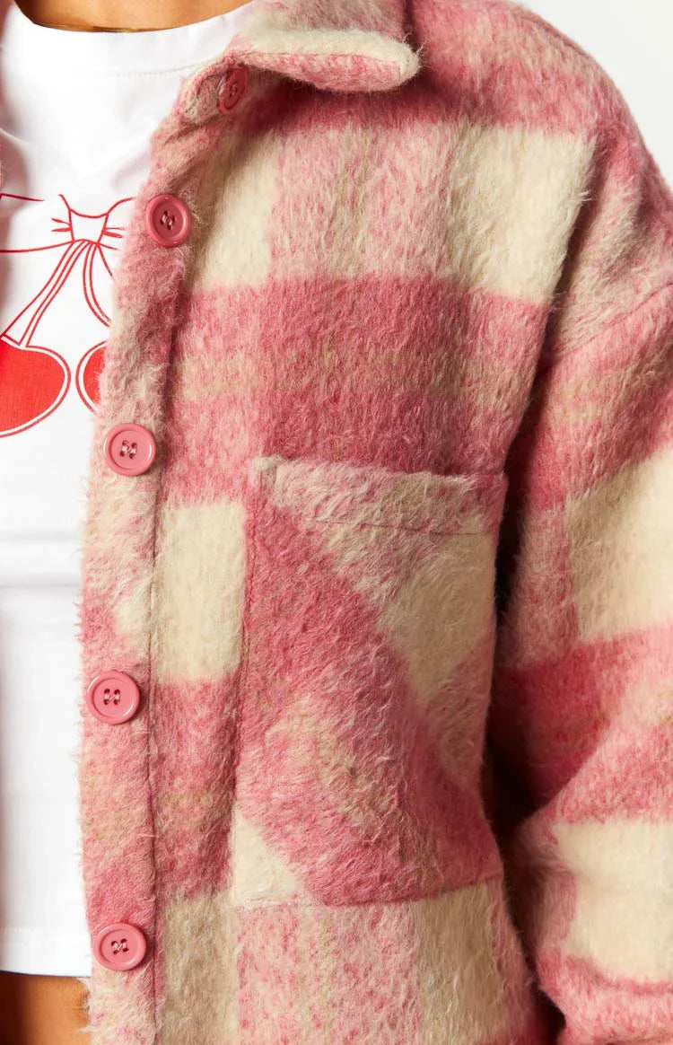 Neve Pink Check Jacket — 6