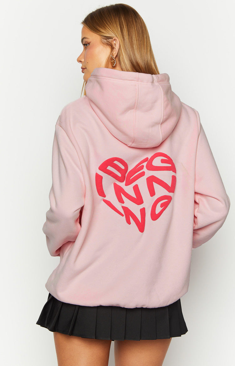 Beginning Pink Lovey Bubble Hoodie — 10