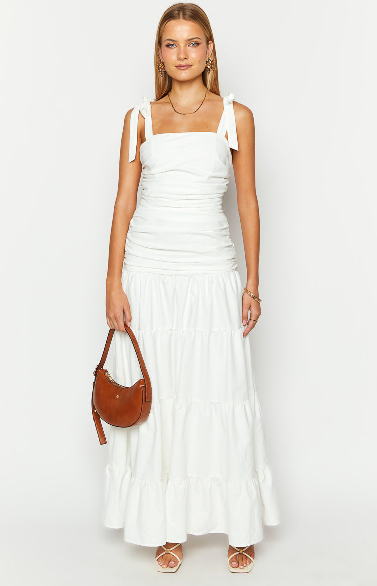 Tessa White Maxi Dress — 2