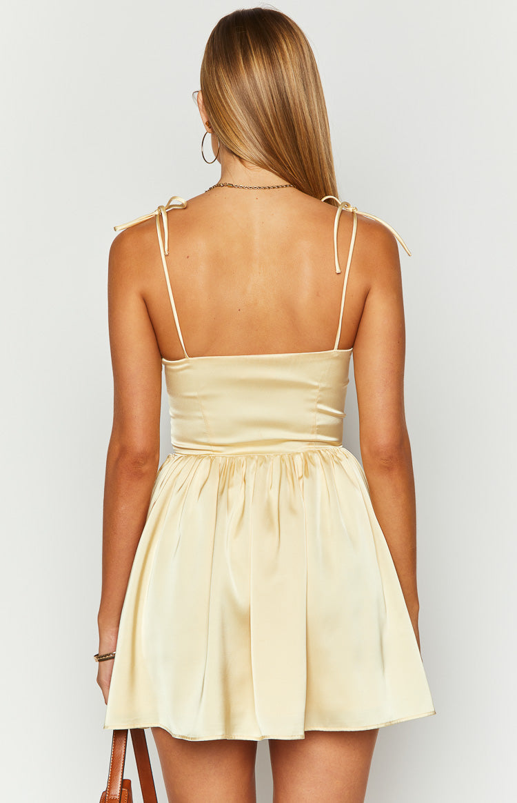 Sommer Yellow Mini Dress — 5