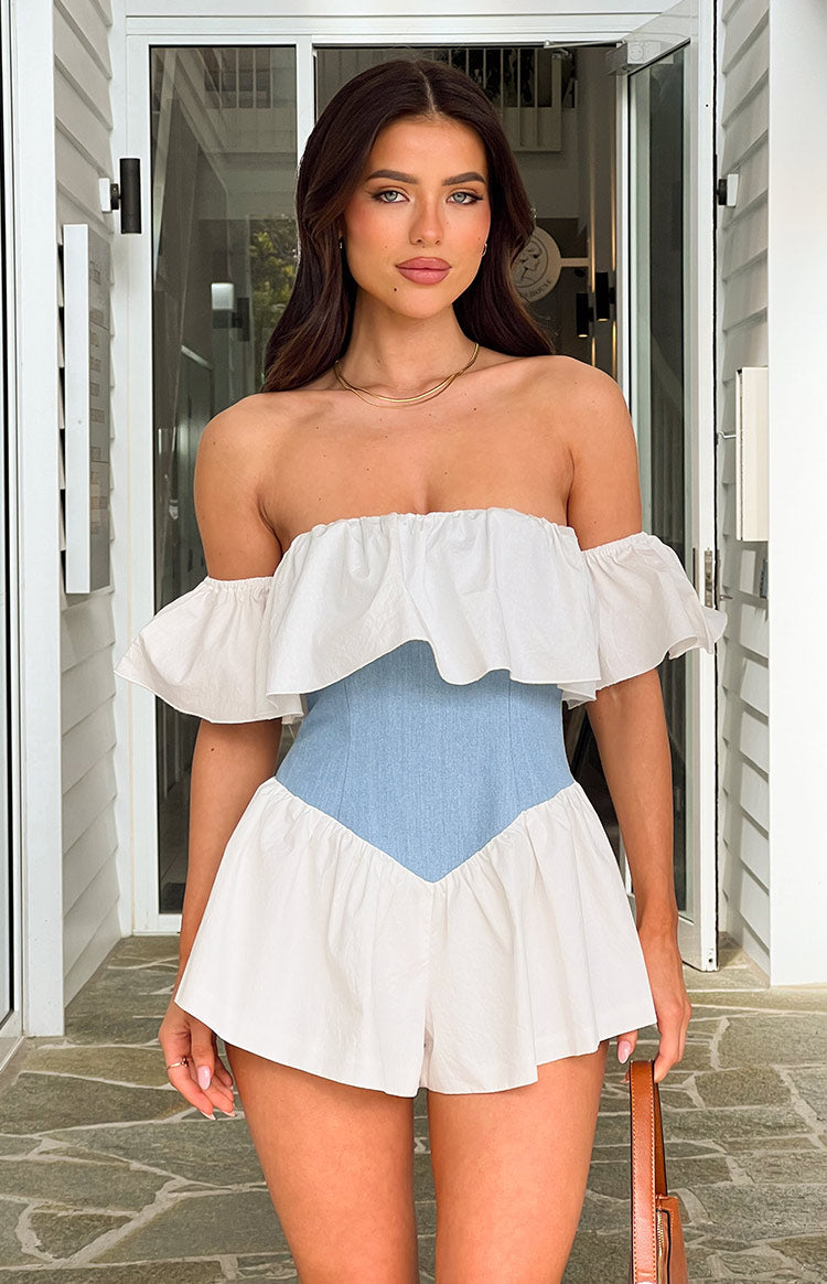 Romi Denim Playsuit — 2