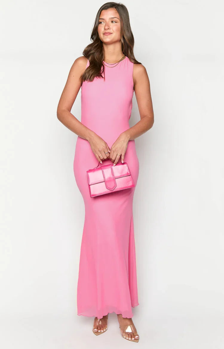 Pemela Pink Maxi Dress — 3