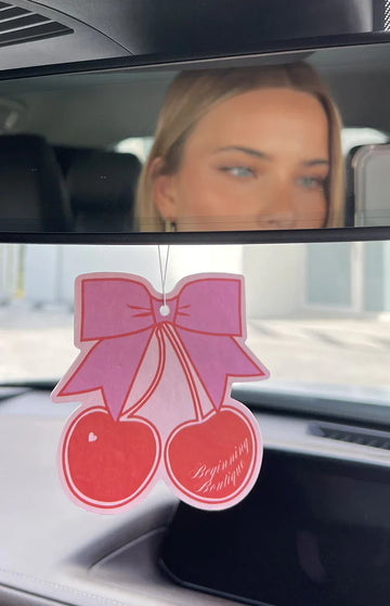 Beginning Cherry Bow Air Freshener — 1