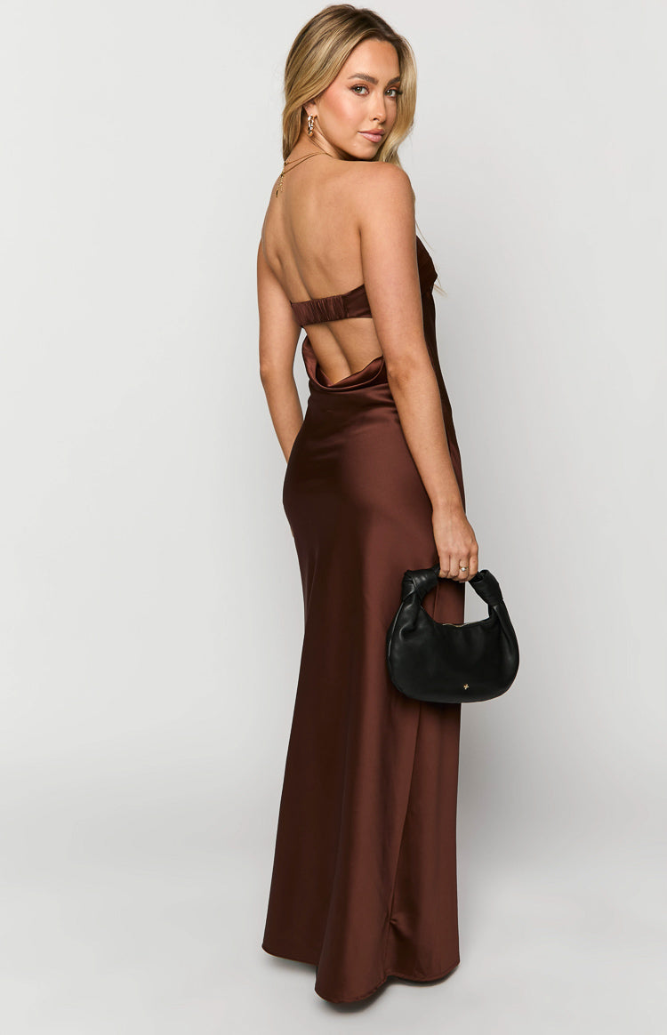 Maiah Brown Maxi Dress — 5