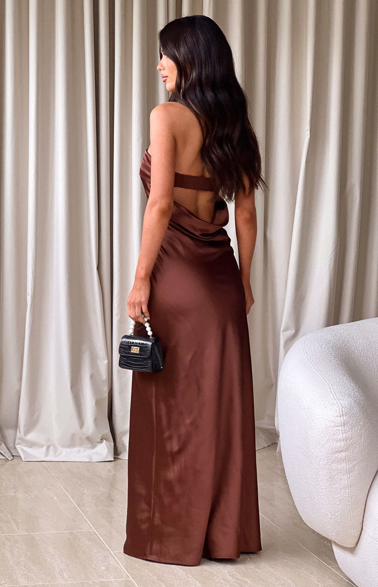 Maiah Brown Maxi Dress — 8