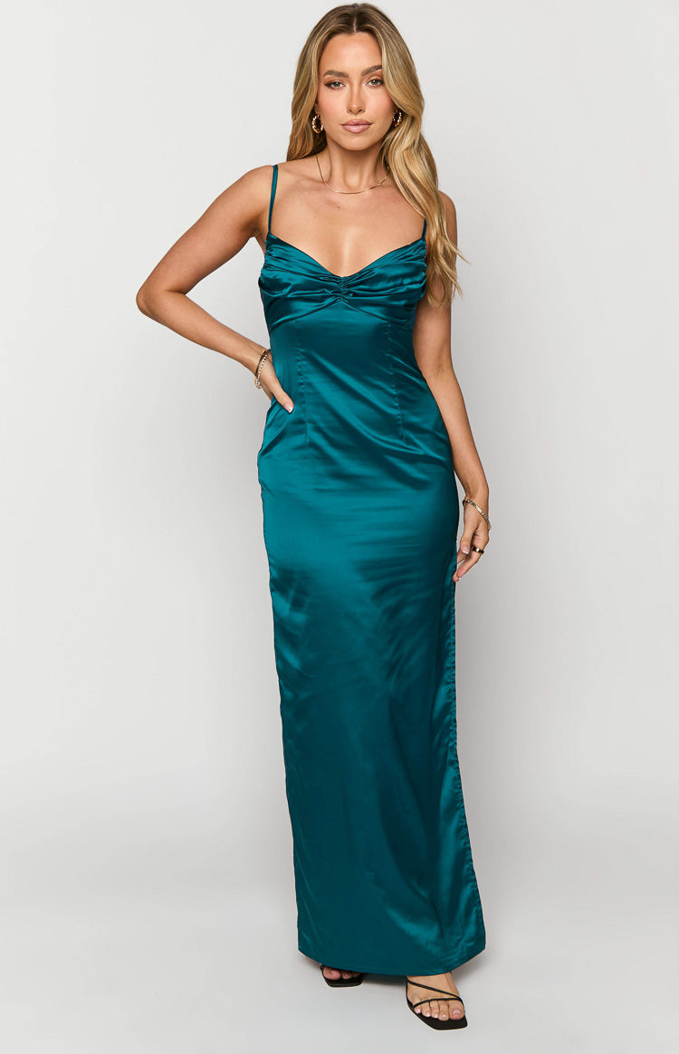 Honey Teal Maxi Dress — 2