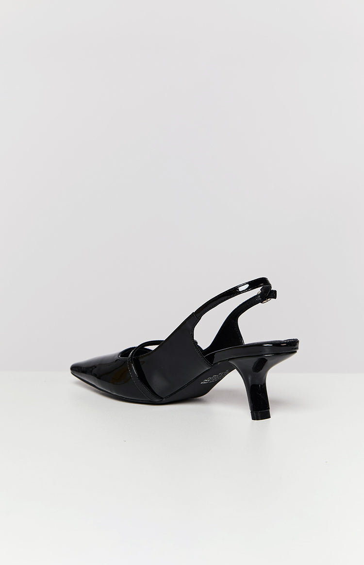 Therapy Parlour Black Patent Heels — 4