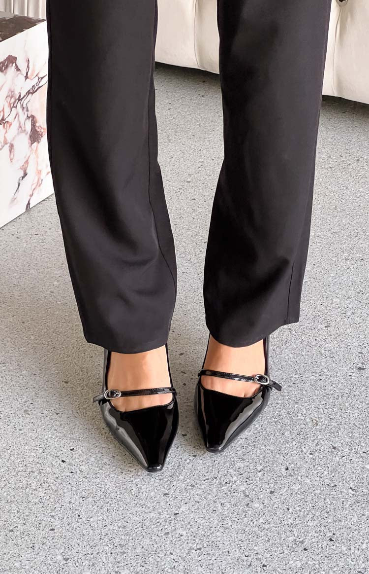 Therapy Parlour Black Patent Heels — 5
