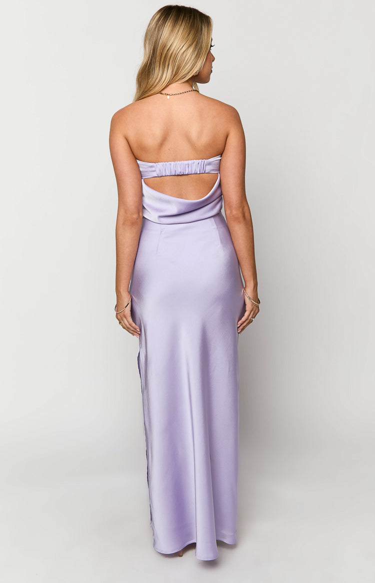 Genevieve Lilac Maxi Skirt — 5