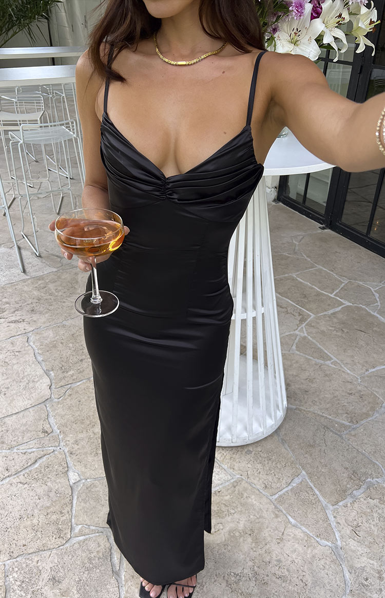 Honey Black Maxi Dress — 10