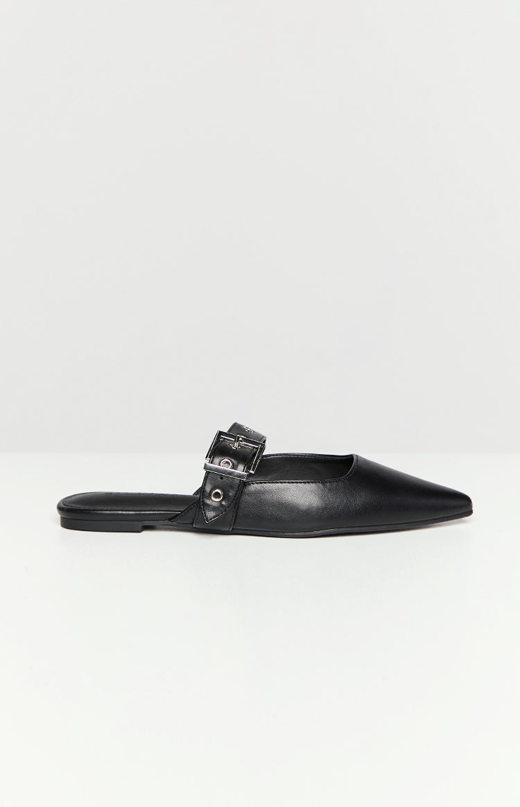 Billini Halsy Black Mules — 2