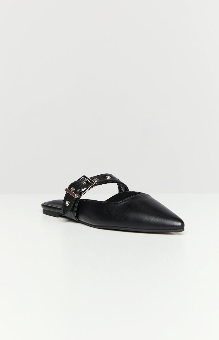 Billini Halsy Black Mules — 3