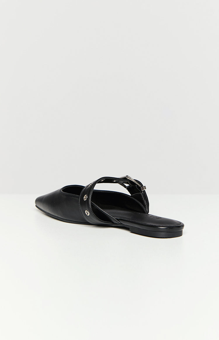 Billini Halsy Black Mules — 4