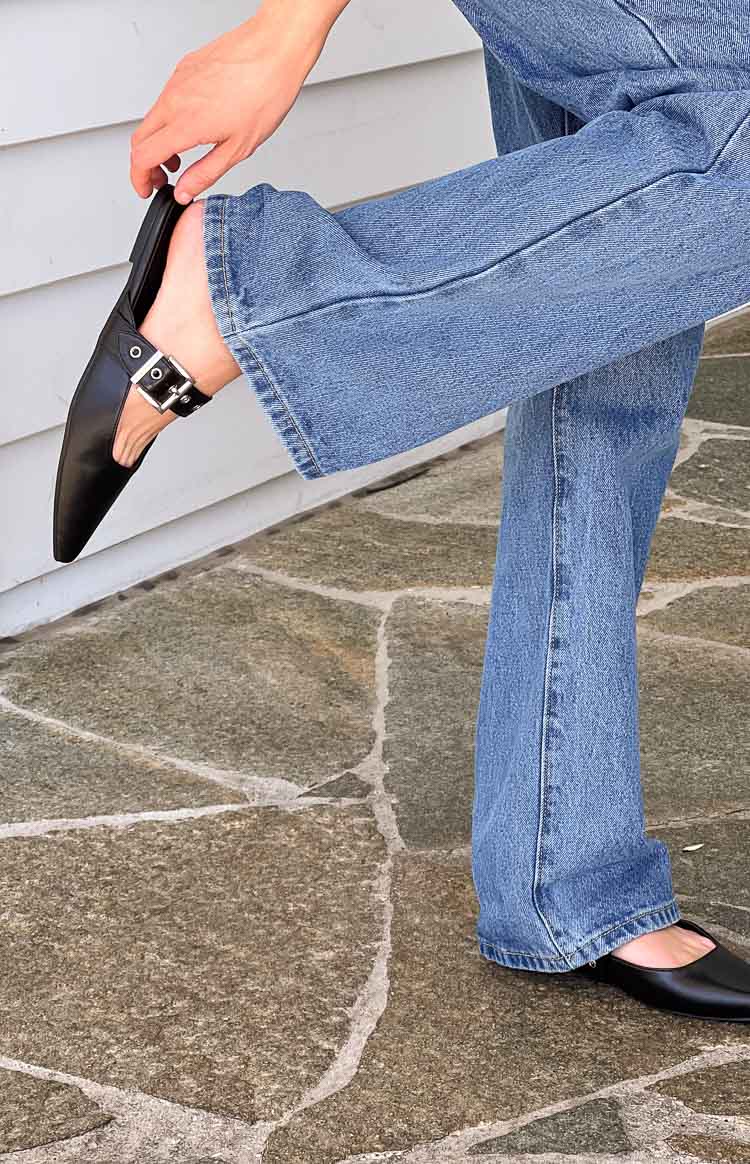 Billini Halsy Black Mules — 5