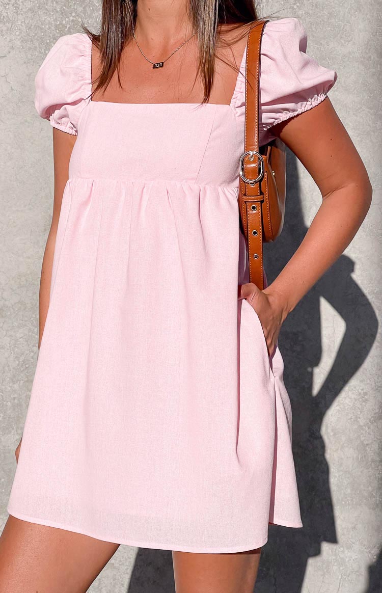 Radient Pink Mini Dress — 6