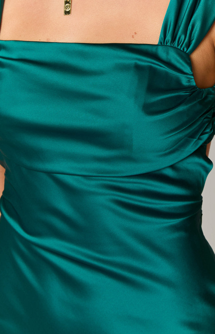 Macayle Emerald Mini Dress — 6