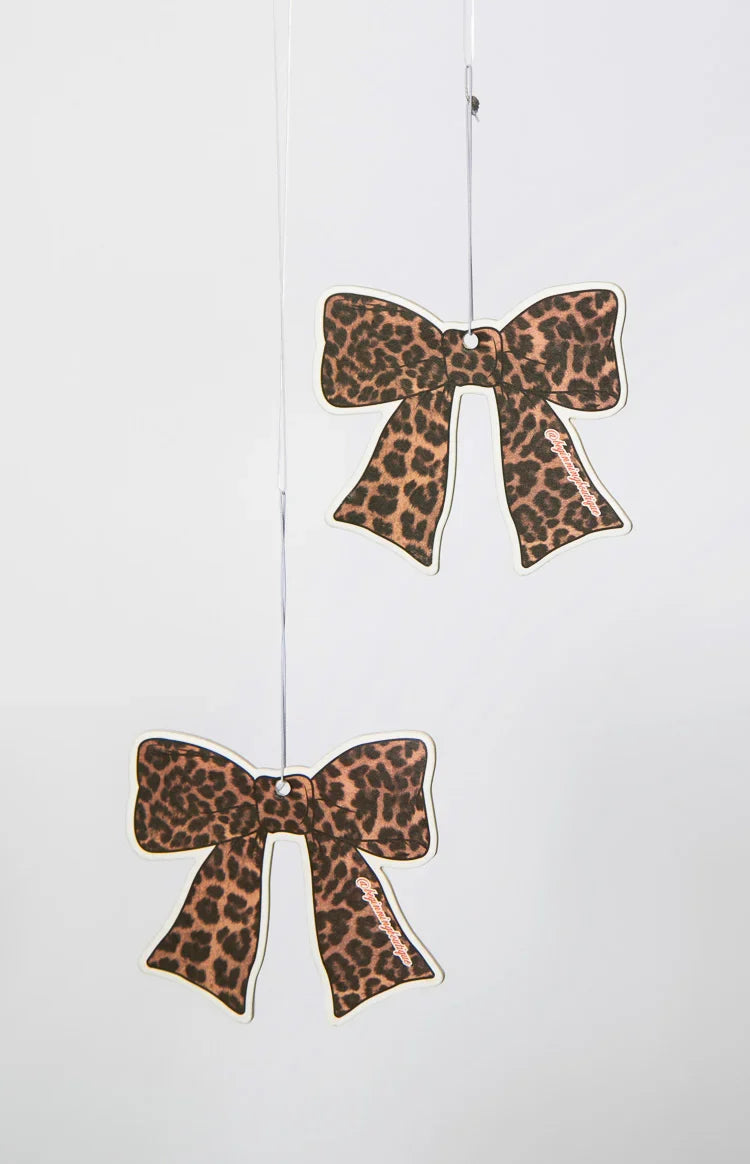 Leopard Print Bow Air Freshener — 4