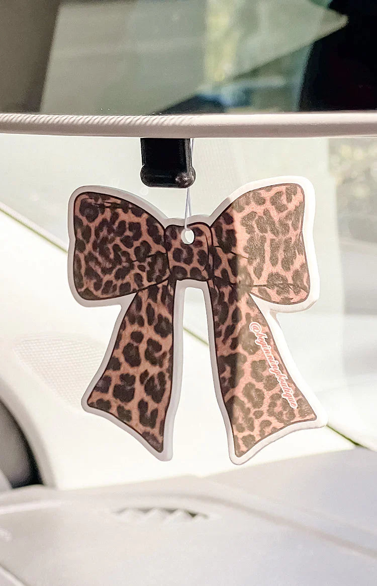 Leopard Print Bow Air Freshener — 5